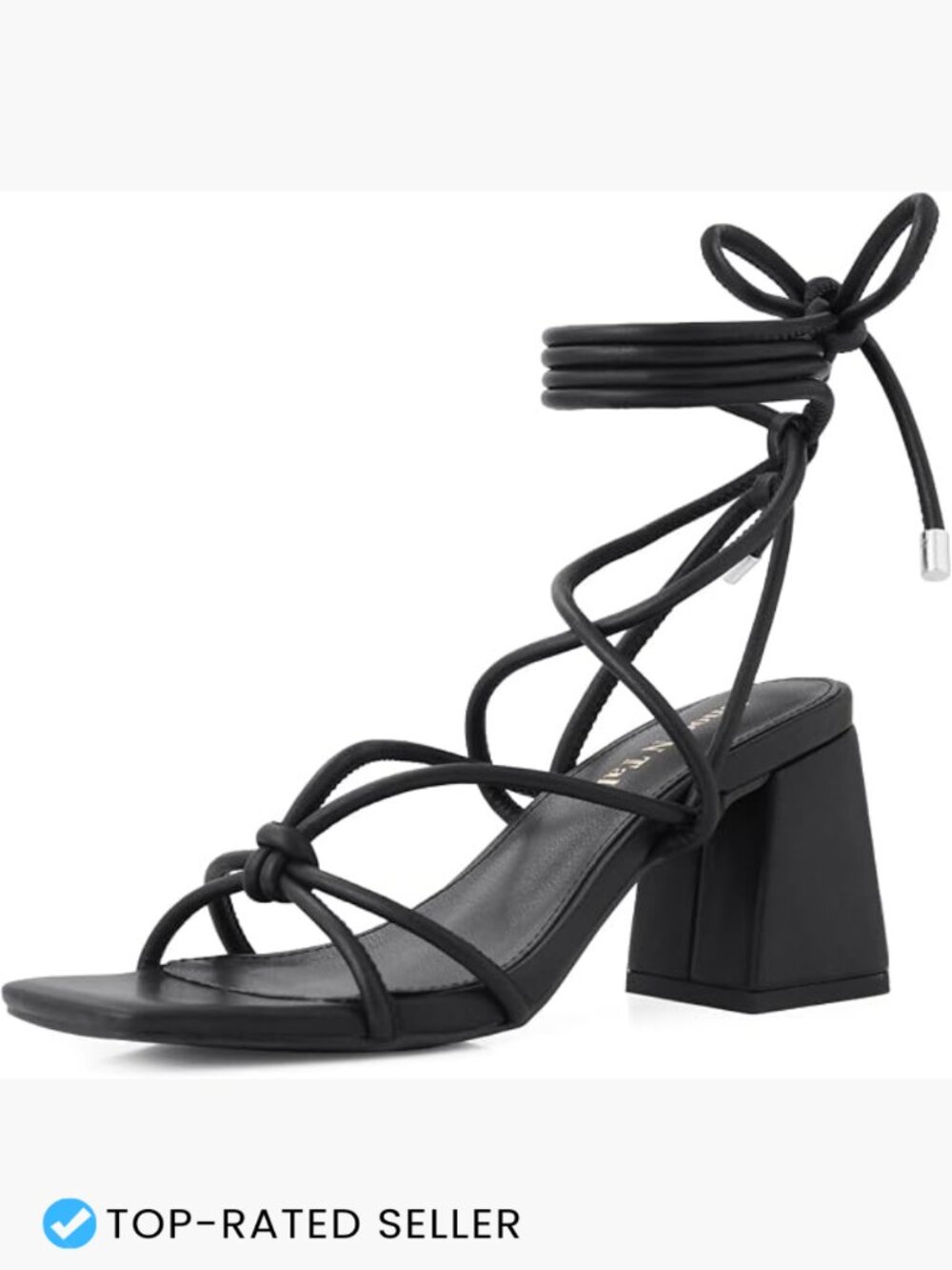 Lace Up Gladiator Chunky Block Heel Sandals Square Open Toe Criss Cross Dress